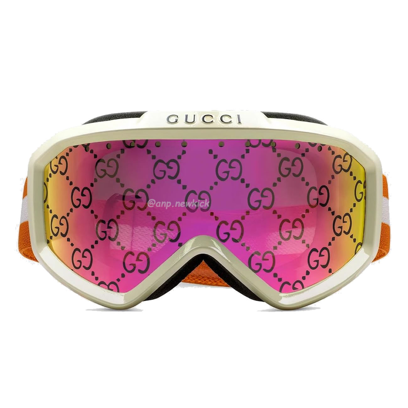 Gucci Ski Goggle Black Pink Olive Green White (2) - newkick.cc